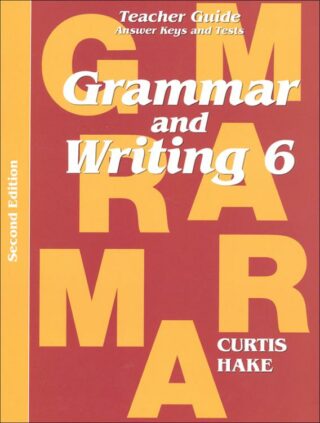 9780544044289 Saxon Grammar And Writing 6 2nd Edition Teacher Packet
