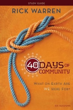 9780310689119 40 Days Of Community Study Guide (Student/Study Guide)