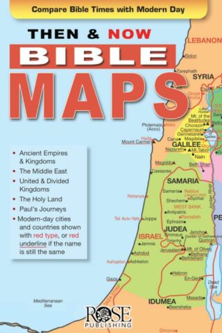 9781596361300 Then And Now Bible Maps Pamphlet