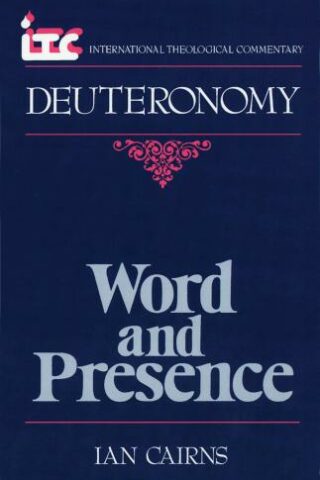 9780802801609 Deuteronomy : Word And Presence