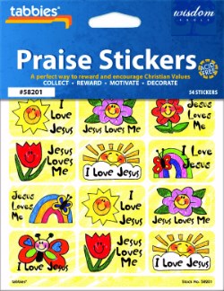 084371582013 Jesus Love Praise Stickers