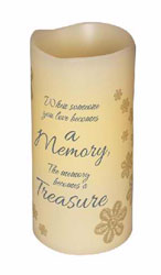 096069104063 Memory Abiding Light Scented Flameless Candle