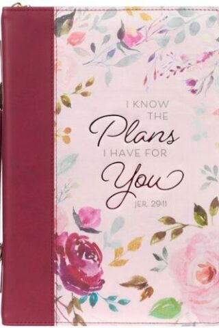 1220000139107 I Know The Plans I Have For You Pink Floral