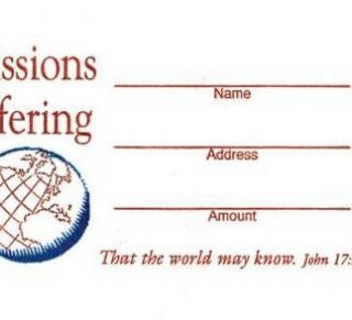 9780805474442 Missions Offering Offering Envelopes