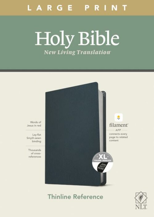9781496445377 Large Print Thinline Reference Bible Filament Enabled Edition