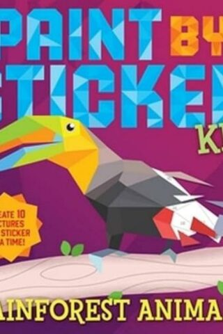 9781523524365 Paint By Sticker Kids Rainforest Animals