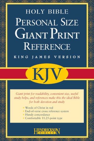 9781598560954 Personal Size Giant Print Reference Bible