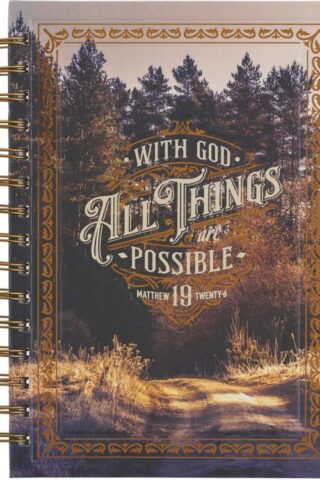 9781639522613 With God All Things Are Possible Journal Matthew 19:26