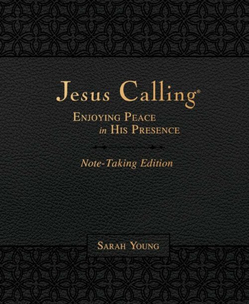 9781400213702 Jesus Calling Note Taking Edition Leathersoft Black With Full Scriptures