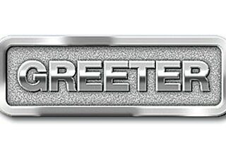 081407006000 Greeter Leadership Badge