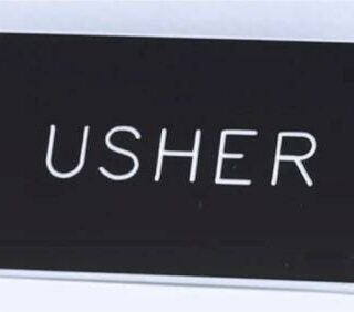 788200792016 Usher Engraved Magnetic Badge