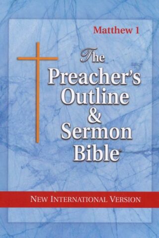 9781574070767 Matthew 1 NIV Preacher Edition (Student/Study Guide)