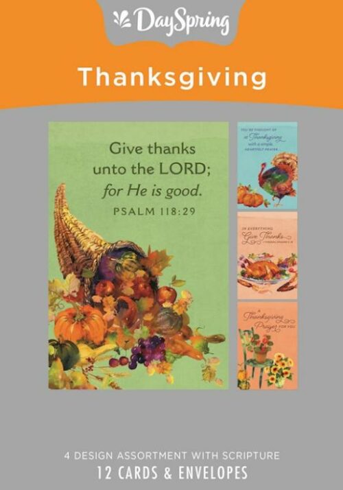 081983733666 Thanksgiving Prayers Box Of 12