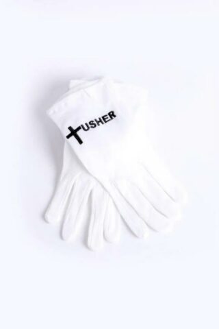 788200504268 Usher Gloves With Black Cross