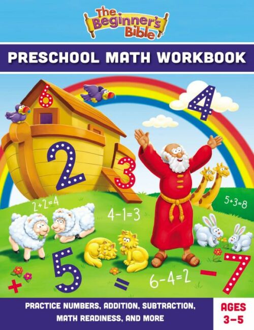 9780310138952 Beginners Bible Preschool Math Workbook Ages 3-5 (Workbook)