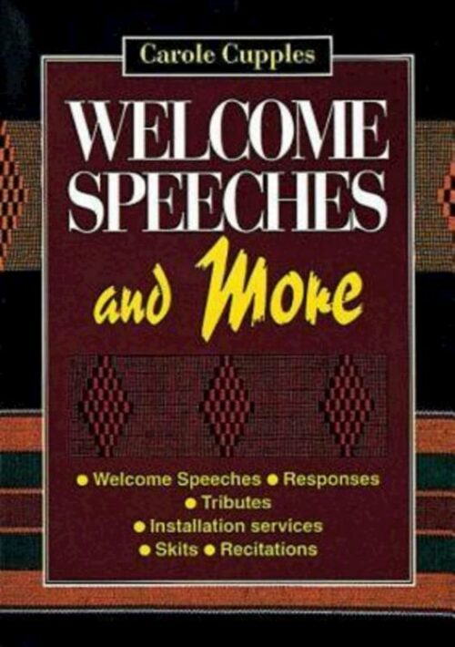 9780687271924 Welcome Speeches And More