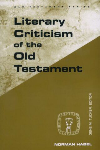 9780800601768 Literary Criticism Of The Old Testament