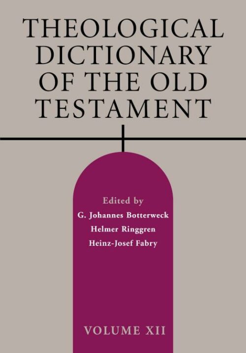 9780802869418 Theological Dictionary Of The Old Testament Volume 12