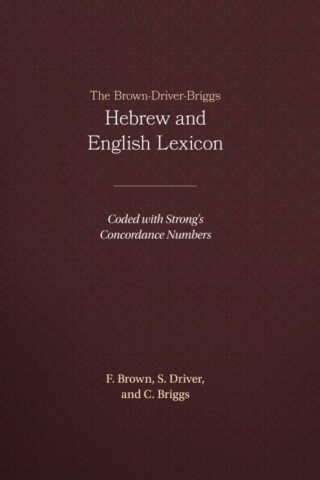 9781565632066 Brown Driver Briggs Hebrew And English Lexicon (Revised)