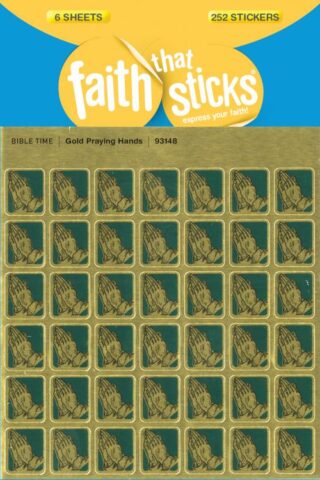 9781414393148 Gold Praying Hands Stickers