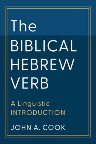 9781540967220 Biblical Hebrew Verb