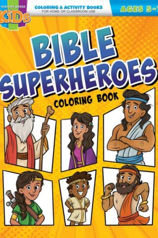 9781684344574 Bible Superheroes Coloring And Activity Book Ages 5-7