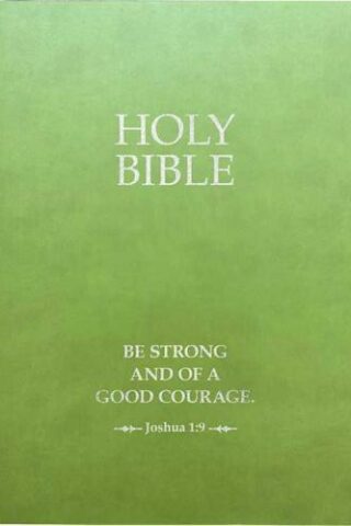 9798887691992 Sword Bible Large Print Be Strong And Courageous Life Verse Edition