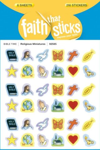 9781414392585 Religious Miniatures Stickers