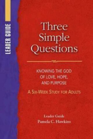 9781426742637 3 Simple Questions Adult Leader Guide (Teacher's Guide)