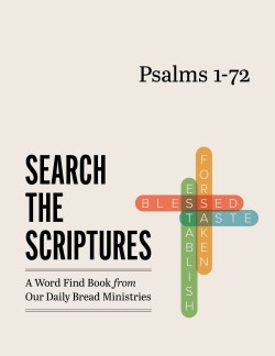 9781640703742 Psalms 1-72 : A Word Find Book From Our Daily Bread Ministries