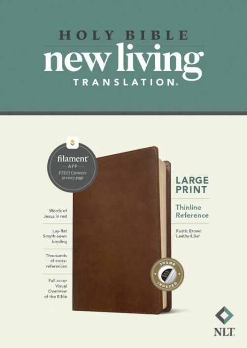 9781496445322 Large Print Thinline Reference Bible Filament Enabled Edition