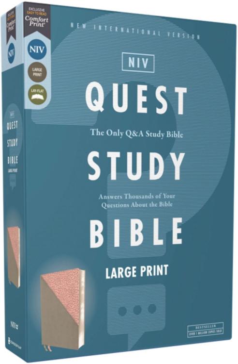 9780310465843 Quest Study Bible Large Print Comfort Print